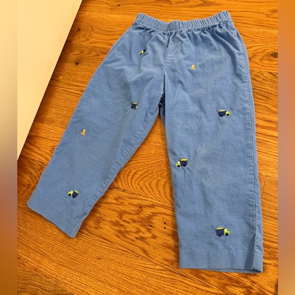 Florence Eiseman Other - Florence Eiseman Toddler Boy Pants with Construction Embroidery Size 3T